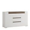 Axton Bronxdale 2 Door 3 Drawer Sideboard (inc. Plexi Lighting)