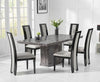 Como 200cm Grey Marble Dining Table