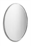 Carrington Silver Elegant Modern Bevelled Round Mirror 100 x 100 CM