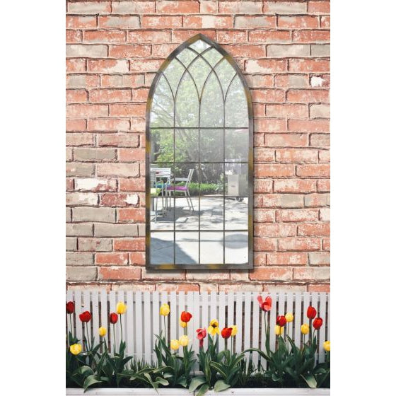 Carrington Rustic Arch Garden Mirror 114 x 50 CM