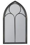 Carrington Chapel Arch Large Black Garden Mirror 150 x 81 CM