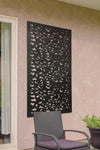 Carrington Extra Large Metal Leaf Design Decorative Garden Screen 120cmX60cm