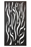 Carrington Extra large Metal Flame Design Decorative Garden Screen 180cm X 90cm