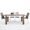 Axton Fordham Extending Dining Table + 6 Milan High Back Chair Grey