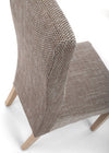 Hawksmoor Sunbrella Tweed Wave Back Oatmeal Dining Chair (Pair)