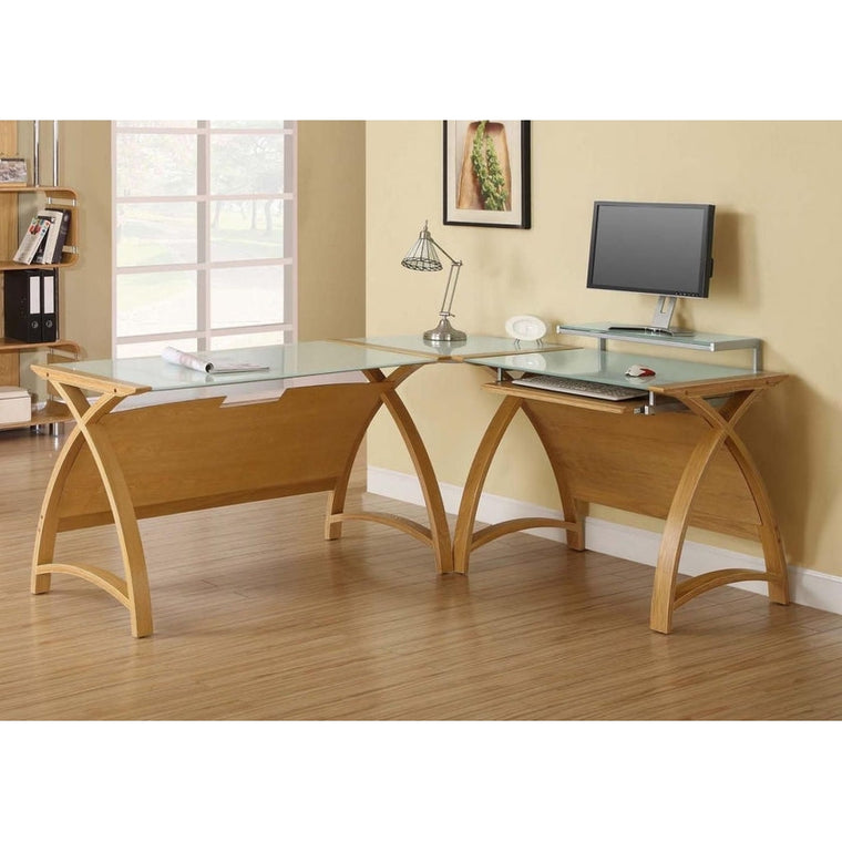 Jual Furnishings Helsinki Corner Desk Oak