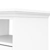 Axton Westchester TV Unit - 2 Shelves 2 Drawers in White