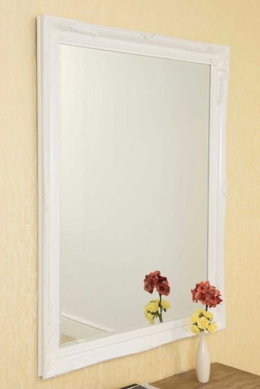 Carrington White Large Leaner Mirror 140 x 109 CM