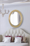 Melbury Gold Elegant Modern Bevelled Round Mirror 96 x 96 CM