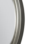 Carrington Silver Elegant Modern Bevelled Round Mirror 96 x 96 CM