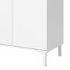 Axton Blauzes Sideboard 3 Drawers 3 Doors In White and Oak