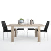 Axton Woodlawn Medium extending dining table 140/180 cm + 6 Milan High Back Chair Black