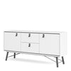 Axton Longwood Sideboard 2 Doors + 2 Drawers In Matt White