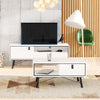 Axton Longwood TV-Unit 1 Door + 1 Drawer In Matt White