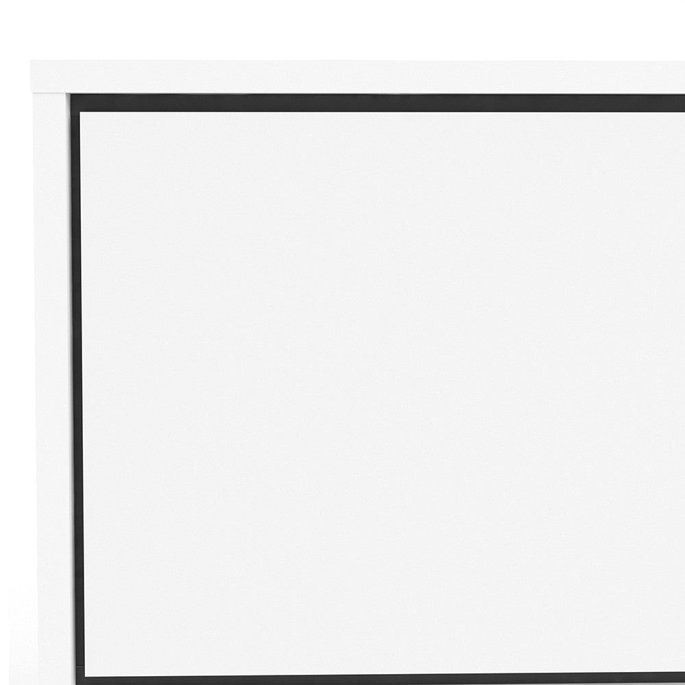 Axton Longwood TV-Unit 1 Door + 1 Drawer In Matt White