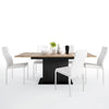 Axton Belmont  Extending Dining Table + 4 Milan High Back Chair White