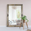 Carrington Baroque Silver Extra Large Leaner Mirror 213 x 152 CM