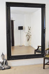 Carrington Black Extra Large Leaner Mirror 213 x 152 CM