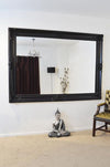 Carrington Black Extra Large Leaner Mirror 213 x 152 CM