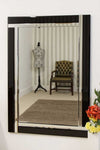 Carrington Black All Glass Mirror 70 x 100 mirror CM 