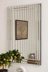 Carrington All Glass Bevelled Mirror 90 x 60 CM