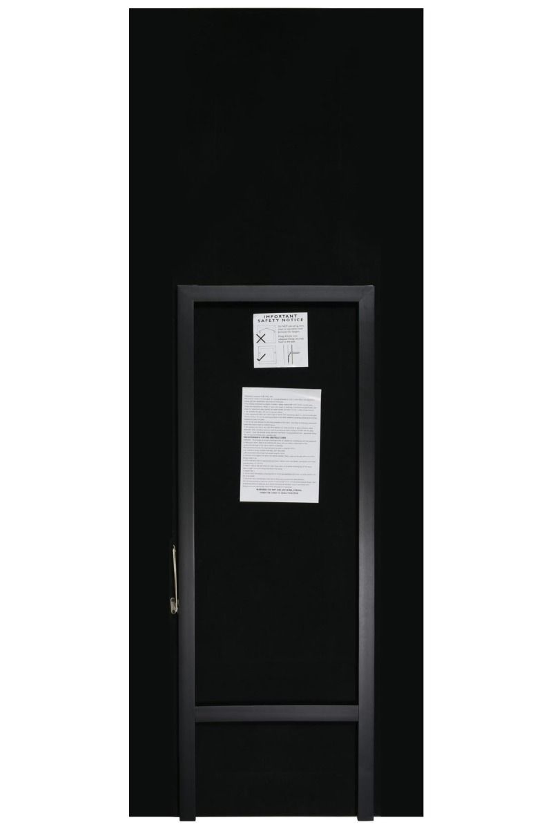 Carrington Triple Bevel Large Venetian Cheval Free Standing Black And Mirror 5Ft X 1Ft3 (150 X 40cm)
